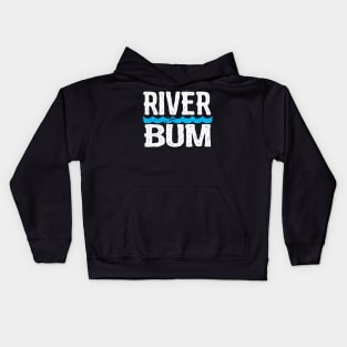River Bum Floating Float Camping Vacation Rat Kids Hoodie